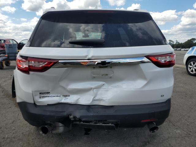 1GNEVHKW3KJ261313 - 2019 CHEVROLET TRAVERSE LT WHITE photo 6