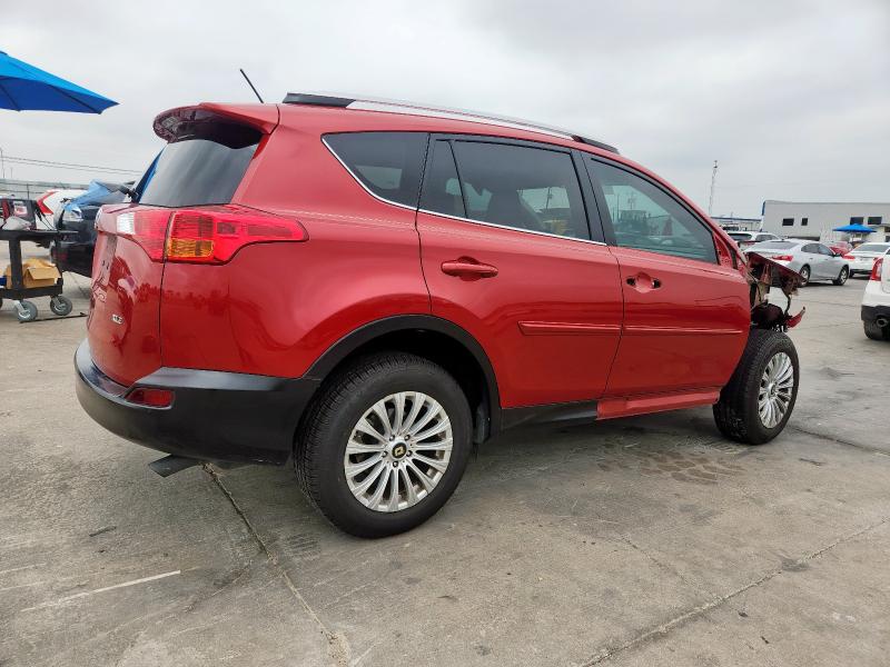 2T3WFREV8DW058537 - 2013 TOYOTA RAV4 XLE RED photo 3