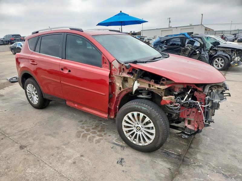 2T3WFREV8DW058537 - 2013 TOYOTA RAV4 XLE RED photo 4