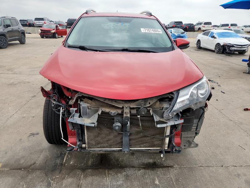 2T3WFREV8DW058537 - 2013 TOYOTA RAV4 XLE RED photo 5