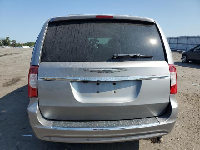 2C4RC1CGXDR802192 - 2013 CHRYSLER TOWN & COU TOURING L SILVER photo 6