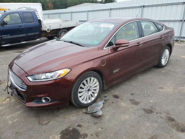 3FA6P0PU3FR310558 - 2015 FORD FUSION SE PHEV MAROON photo 1