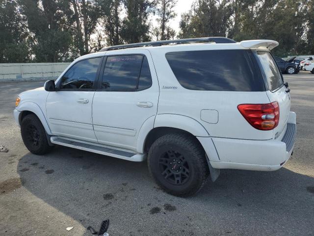 5TDZT38A94S235268 - 2004 TOYOTA SEQUOIA LIMITED WHITE photo 2