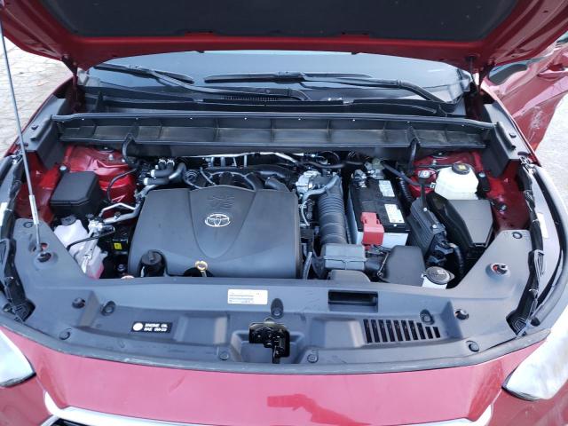 5TDHZRAH9NS110776 - 2022 TOYOTA HIGHLANDER XLE ბურგუნდია ფოტო 12