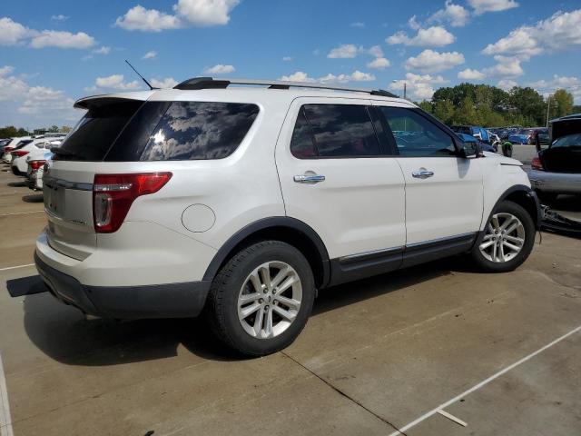 1FM5K7D88DGB57163 - 2013 FORD EXPLORER XLT WHITE photo 3
