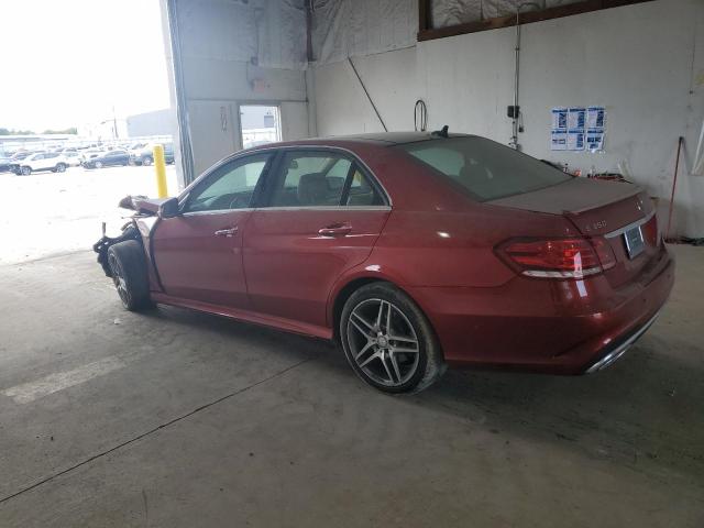 WDDHF8JB9EA971912 - 2014 MERCEDES-BENZ E 350 4MATIC BURGUNDY photo 2