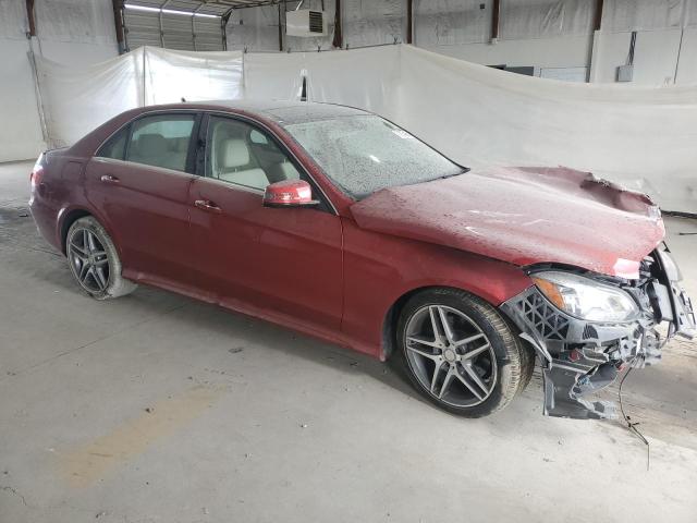 WDDHF8JB9EA971912 - 2014 MERCEDES-BENZ E 350 4MATIC BURGUNDY photo 4