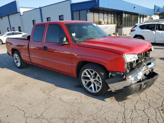 2GCEC19T061113900 - 2006 CHEVROLET SILVERADO C1500 RED photo 4