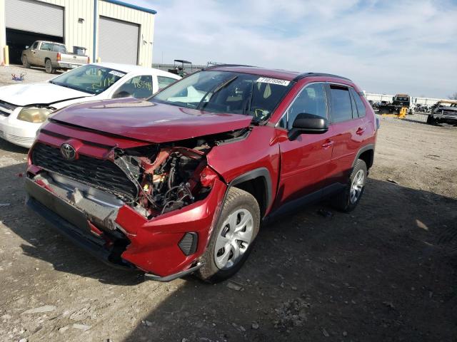 2T3H1RFV2KW025441 - 2019 TOYOTA RAV 4 LE RED photo 1