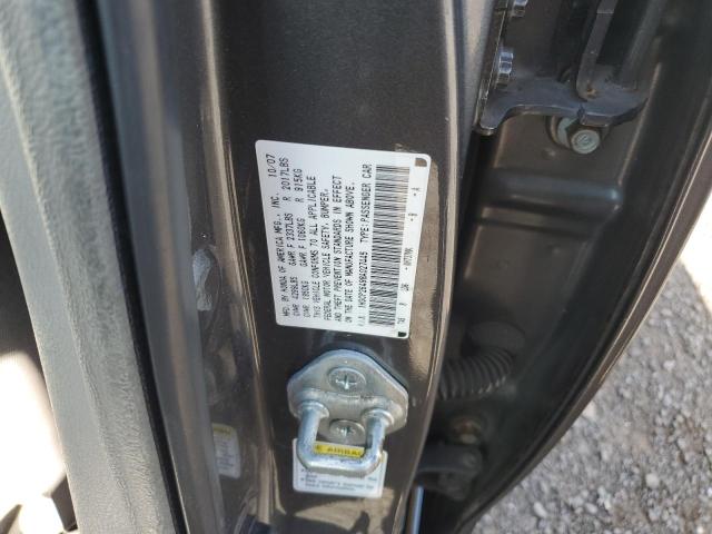 1HGCP26498A027445 - 2008 HONDA ACCORD LXP GRAY photo 12