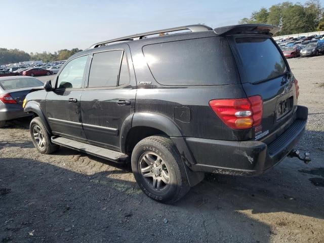 5TDBT48A23S155672 - 2003 TOYOTA SEQUOIA LIMITED BLACK photo 2