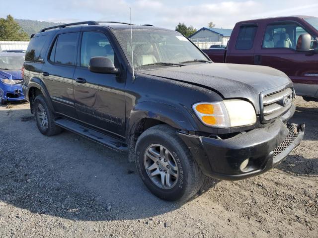 5TDBT48A23S155672 - 2003 TOYOTA SEQUOIA LIMITED BLACK photo 4