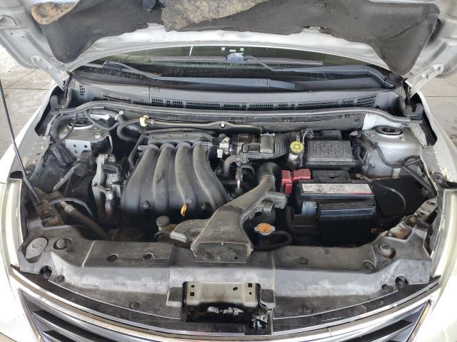 3N1BC1CP3CK282438 - 2012 NISSAN VERSA S SILVER photo 11