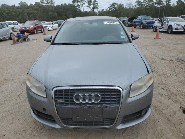 WAUDH78E38A048257 - 2008 AUDI A4 3.2 QUATTRO GRAY photo 5