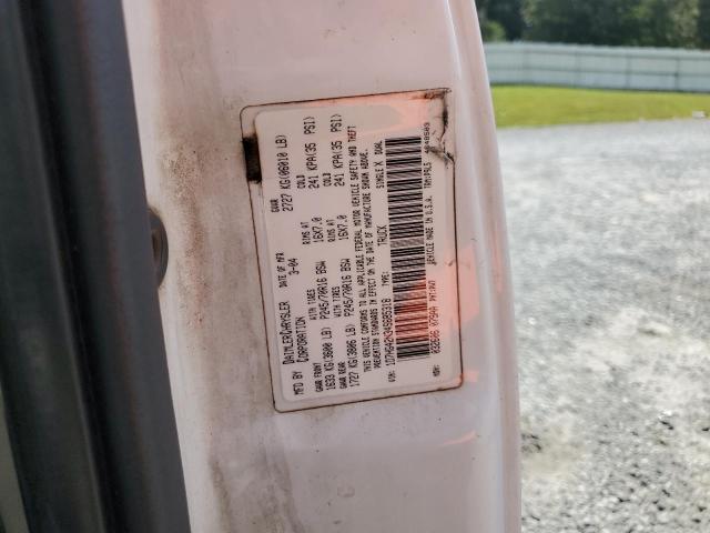 1D7HG42N34S685318 - 2004 DODGE DAKOTA SLT WHITE photo 12
