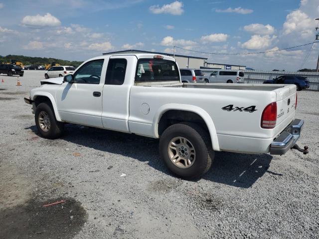 1D7HG42N34S685318 - 2004 DODGE DAKOTA SLT WHITE photo 2