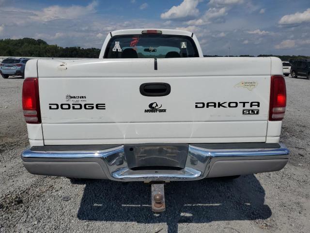 1D7HG42N34S685318 - 2004 DODGE DAKOTA SLT WHITE photo 6