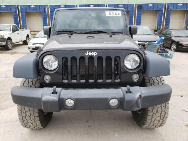 1C4BJWDG4HL611417 - 2017 JEEP WRANGLER U SPORT BLACK photo 5