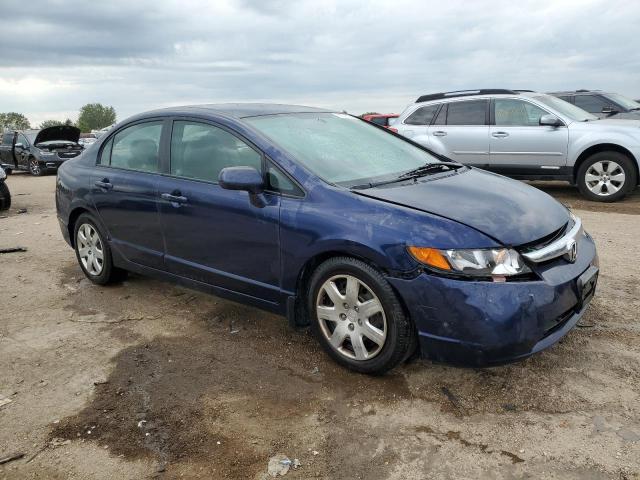 1HGFA16527L049257 - 2007 HONDA CIVIC LX ლურჯი ფოტო 4