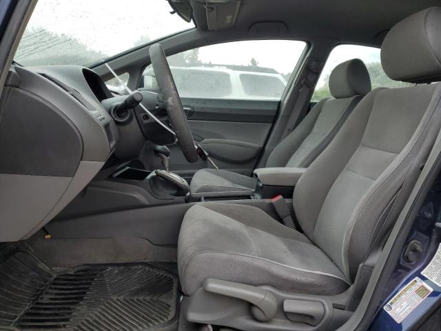1HGFA16527L049257 - 2007 HONDA CIVIC LX ლურჯი ფოტო 7