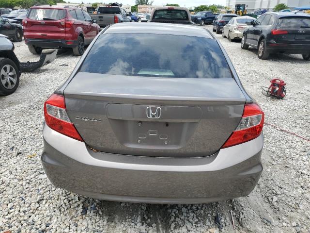 2HGFB2F85CH519026 - 2012 HONDA CIVIC EX GRAY photo 6