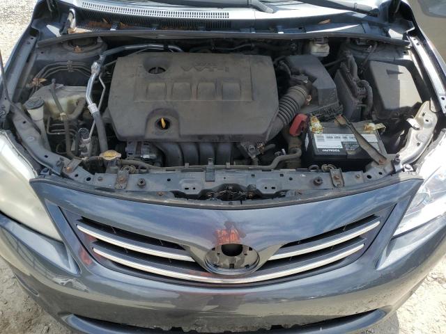 2T1BU4EE7DC990195 - 2013 TOYOTA COROLLA BASE Сұр фото 11