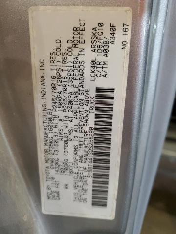 5TBBT44132S258290 - 2002 TOYOTA TUNDRA ACCESS CAB შავი ფოტო 12