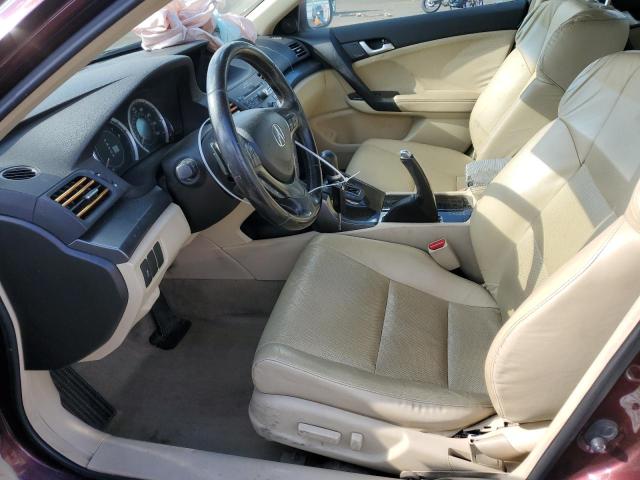 JH4CU2F46CC005115 - 2012 ACURA TSX MAROON photo 7