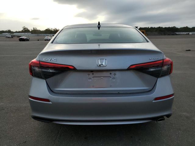 2HGFE2F52PH511498 - 2023 HONDA CIVIC SPORT SILVER photo 6