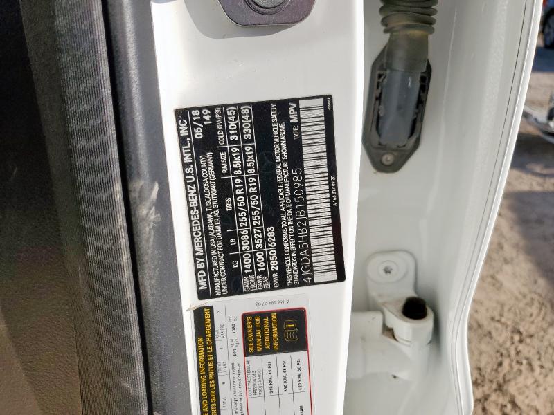 4JGDA5HB2JB150985 - 2018 MERCEDES-BENZ GLE 350 4MATIC WHITE photo 14