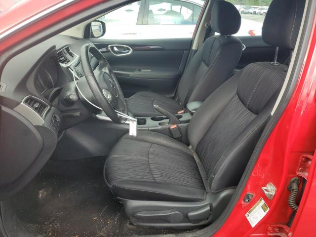 3N1AB7AP2JL653021 - 2018 NISSAN SENTRA S RED photo 7