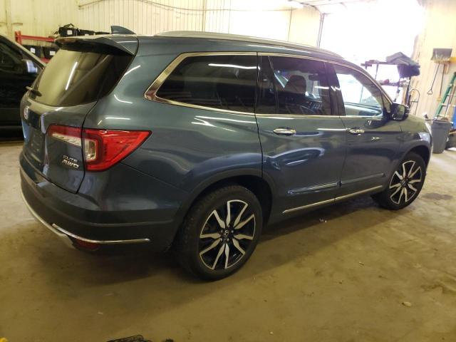 5FNYF6H04KB014772 - 2019 HONDA PILOT ELITE BLUE photo 3