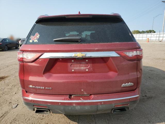 1GNEVKKW0JJ246408 - 2018 CHEVROLET TRAVERSE HIGH COUNTRY RED photo 6