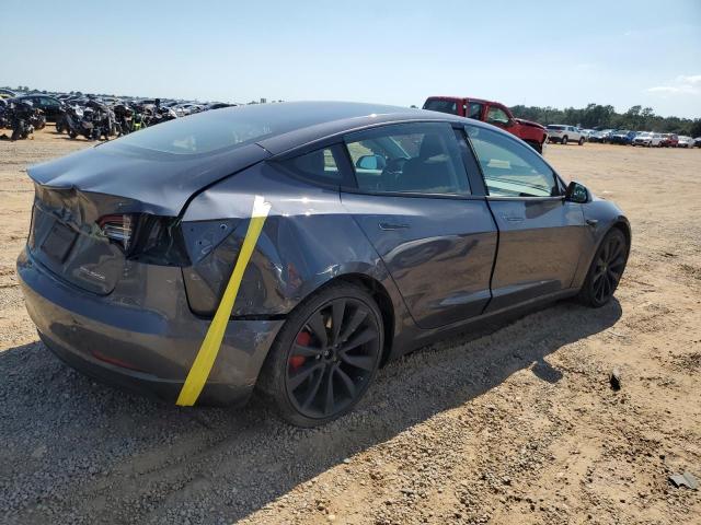 5YJ3E1EB7KF441319 - 2019 TESLA MODEL 3 Темно-сірий фото 3