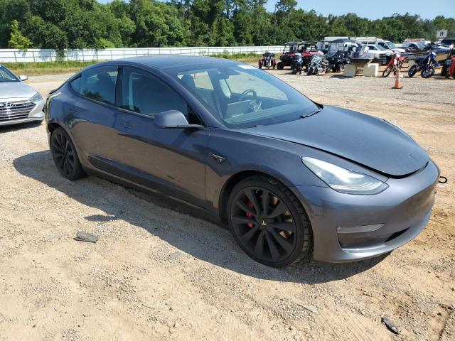 5YJ3E1EB7KF441319 - 2019 TESLA MODEL 3 Темно-сірий фото 4
