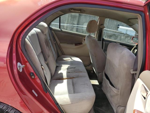 1NXBR32E35Z512310 - 2005 TOYOTA COROLLA CE RED photo 10