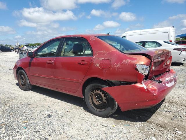 1NXBR32E35Z512310 - 2005 TOYOTA COROLLA CE RED photo 2