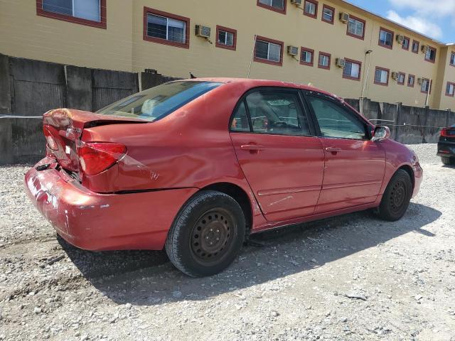 1NXBR32E35Z512310 - 2005 TOYOTA COROLLA CE RED photo 3