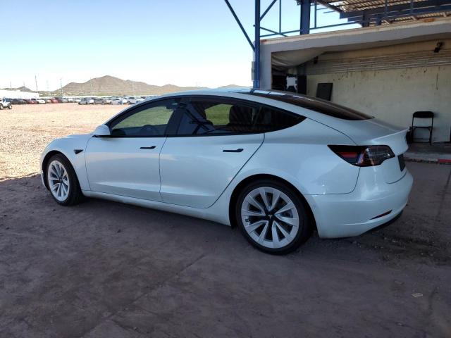 5YJ3E1EA6MF986597 - 2021 TESLA MODEL 3 WHITE photo 2