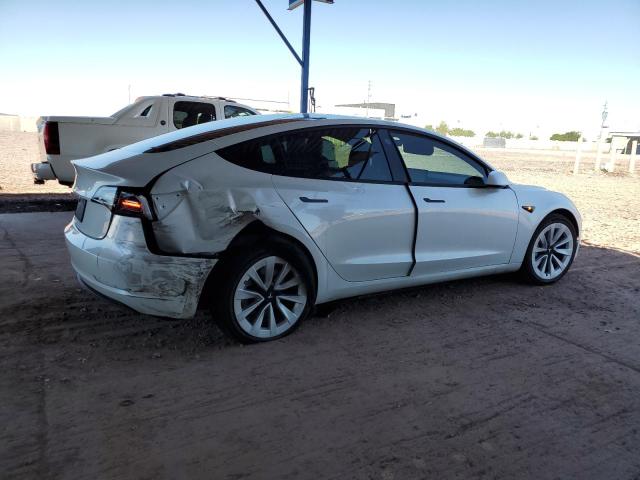 5YJ3E1EA6MF986597 - 2021 TESLA MODEL 3 WHITE photo 3