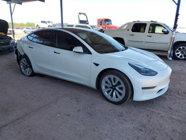 5YJ3E1EA6MF986597 - 2021 TESLA MODEL 3 WHITE photo 4