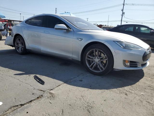 5YJSA1CG1DFP18328 - 2013 TESLA MODEL S Արծաթագույն լուսանկար 4