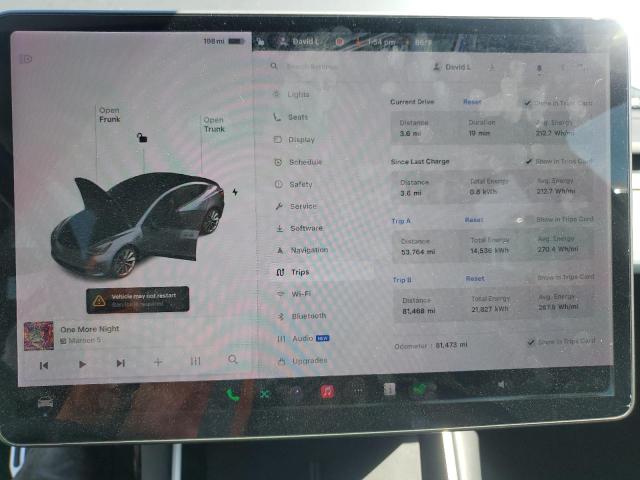 5YJ3E1EA9JF020028 - 2018 TESLA MODEL 3 GRAY photo 9
