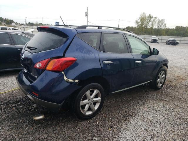 JN8AZ1MW9AW123930 - 2010 NISSAN MURANO S BLUE photo 3