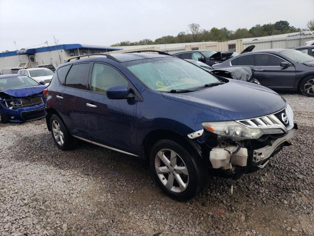 JN8AZ1MW9AW123930 - 2010 NISSAN MURANO S BLUE photo 4