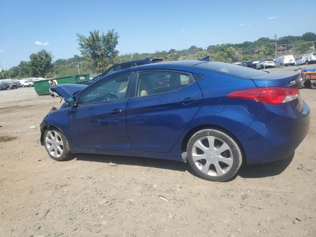 KMHDH4AE0DU658018 - 2013 HYUNDAI ELANTRA GLS BLUE photo 2