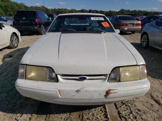 1FACP41M0PF154061 - 1993 FORD MUSTANG LX WHITE photo 5