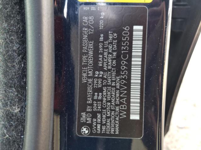 WBANV93599C135506 - 2009 BMW 535 XI BLUE photo 12