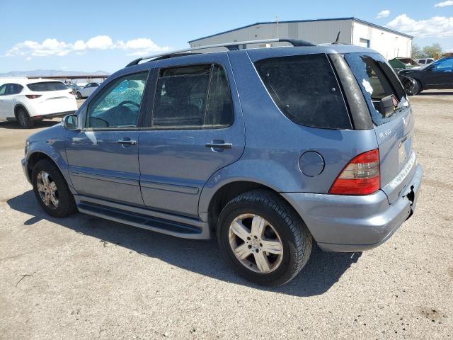 4JGAB57E15A529046 - 2005 MERCEDES-BENZ ML 350 BLUE photo 2