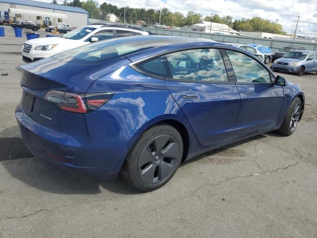 5YJ3E1EB2MF044880 - 2021 TESLA MODEL 3 蓝色 照片 3